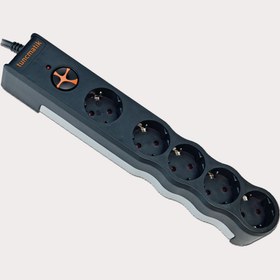 Resim Tunçmatik Powersurge TSK6134 5'li 1050 Joule 1,5 Metre Enerji Koruma Prizi Siyah 
