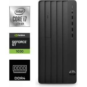 Resim Hp Pro Tower 290 G9 I7-12700K 9M938AT-497 32GB 512GB Msı Gt 1030 4gb Windows 11 Pro Masaüstü Bilgisayar 