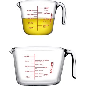 Resim Paşabahçe Borcam 2'li Ölçü Kabı Seti 500CC-1000CC 