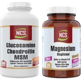 Resim Ncs Glucosamine Chondroitin Msm Hyaluronic Acid 300 Tablet Magnez 