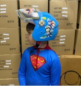 Resim OKYANUSMOTO MOTOSİKLET ÇOCUK KASKI MAVİ 