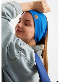 Resim Kadın Pamuklu Kaşkorse, Kaymaz, Terletmez, Ultra Hafif, Spor Saç Bandı Bandana - Tek Ebat / Parlament Parlament 