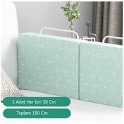 Resim 150 Cm Yeni Nesil Yatak Bariyeri, Yatak Koruyucu Yeşil 