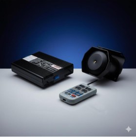 Resim Space Mikrofonlu Metal Siren - Uzaktan Kumandalı 