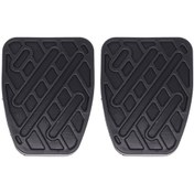 Resim Araba Siyah Kauçuk Fren Debriyaj Ayak Pedal Pedi Kapakları 46531jd00a Nissan Qashqai İçin J10 Dualis 2007 2008 2009 2010 2011 2012 2013 2pcs 
