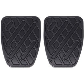 Resim Araba Siyah Kauçuk Fren Debriyaj Ayak Pedal Pedi Kapakları 46531jd00a Nissan Qashqai İçin J10 Dualis 2007 2008 2009 2010 2011 2012 2013 2pcs 