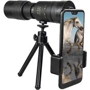 Resim Monoküler 10-300x40mm Telefoto Zoom Monoküler Teleskop, Tripod Ve Klipli Açık Hava Yüksek Güçlü Hd Teleskop 