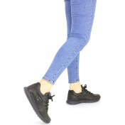 Resim Mammamia Kadın Deri Mevsimlik Bağcıklı Spor Tarz Ortopedik Ayakkabı M24/KA6330 