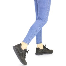 Resim Mammamia Kadın Deri Mevsimlik Bağcıklı Spor Tarz Ortopedik Ayakkabı M24/KA6330 