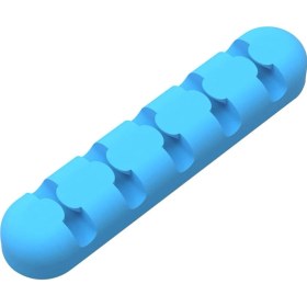 Resim Mena Rise Yapışkanlı Kablo Düzenleyici Organizer Mavi 