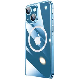 Resim TrendShopping Iphone 14 Kamera Lens Korumalı Wireless Şarj Destekli Sert Pc Magsafe Kapak 