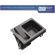 Resim Bmw E46 Madeni Para Kutusu Orta Konsol Karbon Siyah 1998-2005 