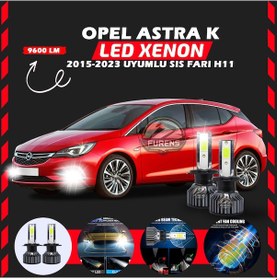 Resim Opel Astra K 2015-2023 Sis Farı Uyumlu Şimşek Etkilii Led Xenon Pro Series H11 