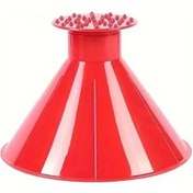 Resim Gateesat Kırmızı Buz Kazıyıcı Yağ Hunisi - Araç Camı Kar Küreği Buz Çözücü Kış Aksesuarı 