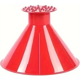 Resim Gateesat Kırmızı Buz Kazıyıcı Yağ Hunisi - Araç Camı Kar Küreği Buz Çözücü Kış Aksesuarı 