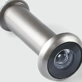 Resim Saten Krom Renkli Çelik Kapı Dürbünü 50X75 Boyut, Güçlü ve Şık Tasarım 