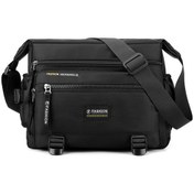 Resim Ximistore9 Siyah Nylon İş & Boş Zaman Çanta - Çift Kollü, Bölümlü Cep, Su Bardağı Bölmesi, 23 30 13cm, İpad Uyumlu 