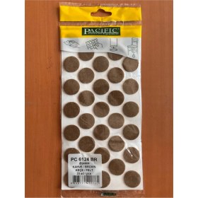 Resim Hamadex 33'lü 24 mm Kendinden Yapışkanlı Keçe Mobilya Ayağı ve Zemin Koruyucu Keçe – Gürültü Önleyici Premium Set 