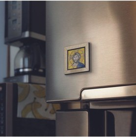 Resim Ayasofya- Hz. İsa Mozaiği Baskılı Mdf Magnet 7x7 41 