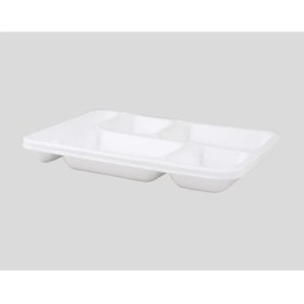 Resim Hepta Collection Çelikpençe 5 Gözlü Köpük Tabldot Tabak 100 Adet 