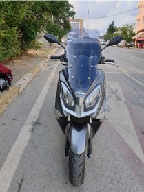 Resim Motocam Revolt Rm5 Siperlik Ön Cam 2020 2021 Model 65cm Açıkfüme Renkli 4mm Orta Boylu Cam 