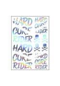 Resim A4 Sticker 118 Tek Paket Çoklu Hard Core Rider Hologram 