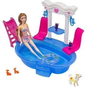 Resim Prenses Bebek Havuz Seti 10 Parça 