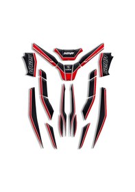 Resim Motosıklet Kaplama Kanuni Seha Uyumlu Tank Pad Full Set 05 
