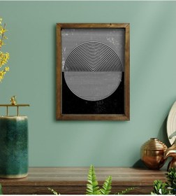 Resim Bk Home Modern Art Tasarımlı Doğal Masif Ahşap Çerçeveli Tablo-4 (551089848) 