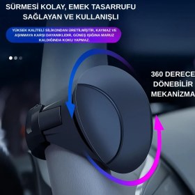 Resim Coofbe Yeni Nesil 360 Döner Direksiyon Simit Topuzu Direksiyon Çevirme Topuzu Tüm Araçlara Uyumlu Sağlam Tutuş 