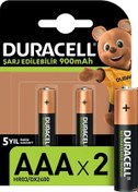 Resim Duracell Aaa Şarj Edilebilir Ince Kalem Pil - 1.2 Volt 900Mah- 2 