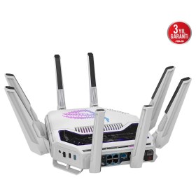 Resim Asus Rog Rapture GT-BE19000AI Wifi 7 Router Beyaz 