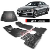 Resim Mercedes C Serisi W205 Paspas Bagaj Havuzu 3D Rizline Set Rampalı 