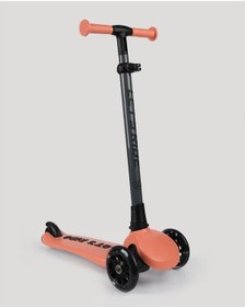 Resim Let's Be Child Let's Ride Two Işıklı Katlanabilir 3 Tekerlekli Scooter Somon 
