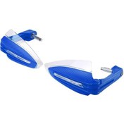 Resim Off-road Motosiklet Abs Kolluk Koruması Led Gündüz Farı Vardiyalı Işık 22mm Çubuk Uyumlu Mavi Çift 