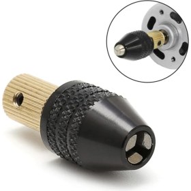 Resim Depolife Motor Gravür Makinası Için Anahtarsız Mandren 2.4 mm Kaplin M7 Kısa Kuyruk Ödev Proje Uygulama Arge 