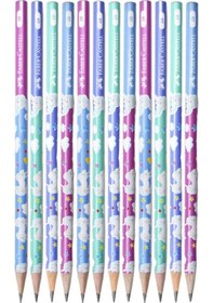 Resim Faber-castell Unicorn 2b Yuvarlak Kurşun Kalem 12 Adet 