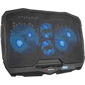 Resim Rampage AD-RC4 Mavi Ledli 15" - 17" Notebook Laptop Soğutucu Stand 