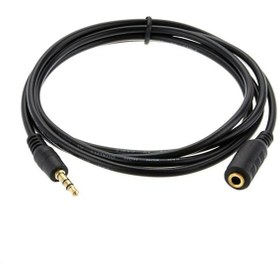 Resim Aux Uzatma Kablo Kulaklık Uzatma Kablosu 3.5Mm Aux Ses Ek 5 Metre 