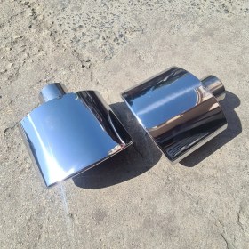 Resim HYM Tuning 150LIK Eğik Egzoz Ucu 1 Adet Cupra Egzoz Ucu Tek Çıkış, Büyük Göz 