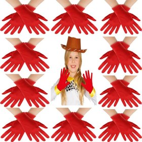 Resim Kırmızı Bando Eldiveni Seti 10 çift (20 adet) 