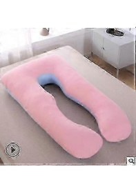 Resim Hamilelik Yastığı U Şeklinde - Daha İyi Uyku İçin Tam Vücut Desteği 1 Adet Pembe 