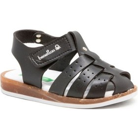 Resim United Colors Of Benetton Bnt 24y 1204 B Siyah Çocuk Erkek Çocuk Ayakkabı Erkek Çocuk Sandalet Siyah 