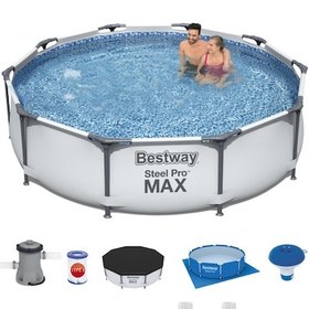 Resim Prefabrik Havuz Seti 305 x 76 Cm Bw415 