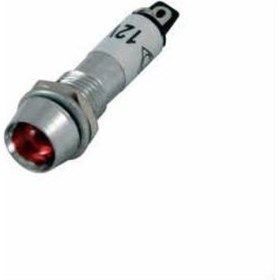 Resim Sinyal Lambası 8Mm Metal 8Mm Kırmızı 220V 5 Adet 