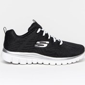 Resim Skechers Graceful-get Connected Kadın Spor Ayakkabı 12615-bkw Skechers