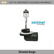 Resim H27 Eğri Soketli Halogen Far Ve Sis Ampülü 12V 