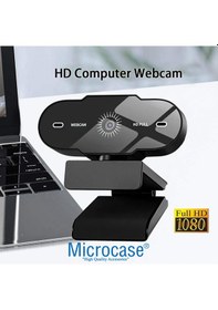 Resim Microcase 1080p 360 Dönerli Mandal Kıskaçlı Full Hd Webcam Kamera Zr807 - Al5149 