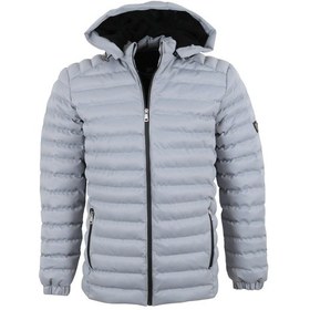 Resim Modarar Erkek Şişme Mont Dar Kesim Açık Gri Renk Rar01365 Gri 