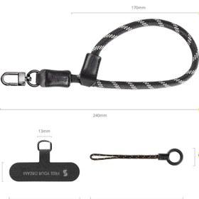 Resim SmallRig 4990 FilMov Telefon Bileklik Kayışı (Siyah) 